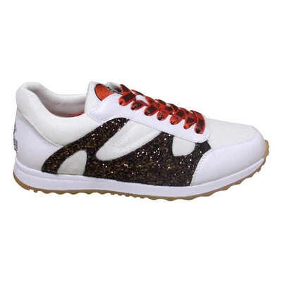 Cuce Brown Cleveland Browns Glitter Sneakers In Brown