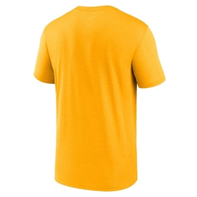 Shop Nike Gold Pittsburgh Steelers Legend Community Performance T-shirt