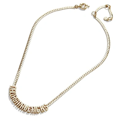 Shop Baublebar Dallas Mavericks Team Chain Necklace In Gold
