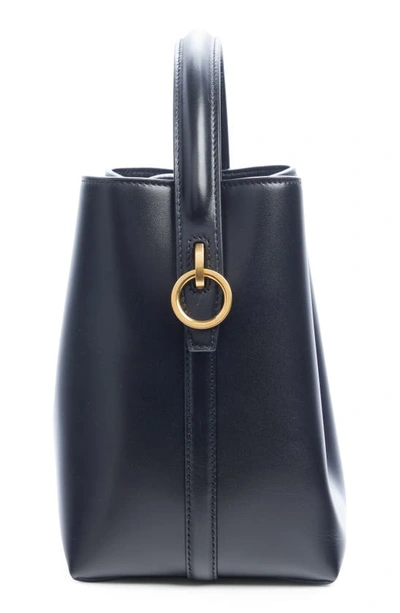 Saint Laurent Le 37 Leather Bucket Bag In Nero
