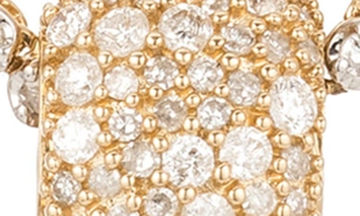 Shop Adina Reyter Pavé Diamond Charm Necklace In Yellow Gold
