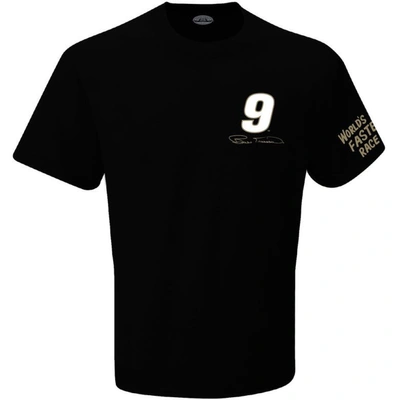 Shop Checkered Flag Black Bill Elliott Legends 3-spot T-shirt