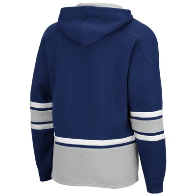 Shop Colosseum Navy Georgetown Hoyas Lace Up 3.0 Pullover Hoodie