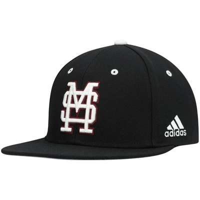 Shop Adidas Originals Adidas Black Mississippi State Bulldogs On-field Baseball Fitted Hat