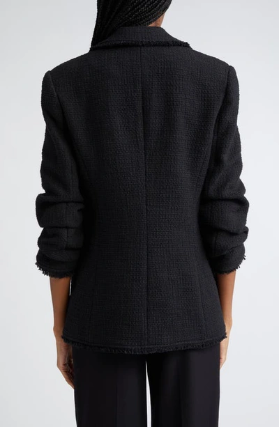 Cinq À Sept Khloe Boucle Blazer In Black