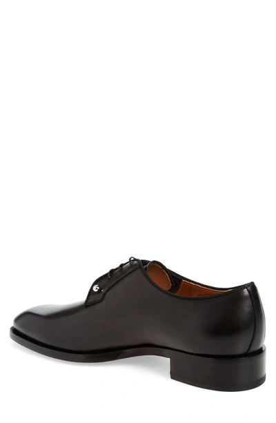 Christian Louboutin Men's Chambeliss Patent Leather Derby Shoes In Black