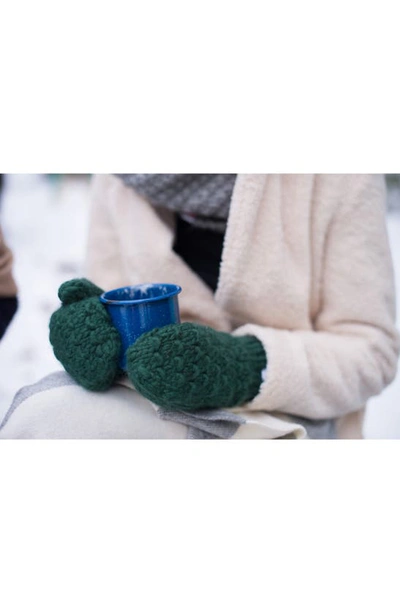 Shop Sht That I Knit The Gunn Merino Wool Mittens In Forest