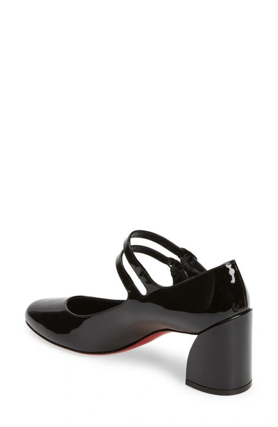 Christian Louboutin 55mm Miss Jane Patent Leather Pumps In Black