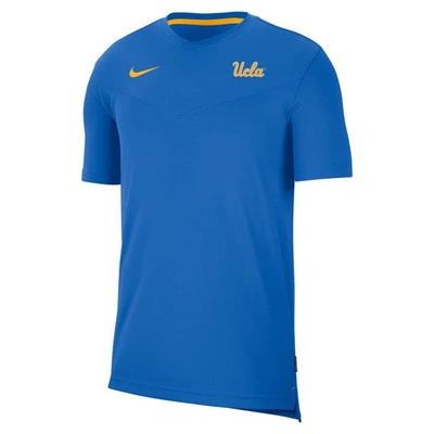 Shop Nike Blue Ucla Bruins Coach Uv Performance T-shirt