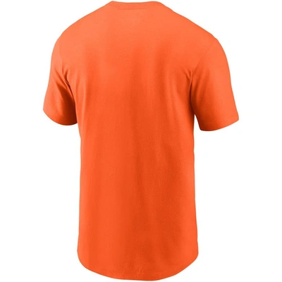Shop Nike Orange Denver Broncos Primary Logo T-shirt