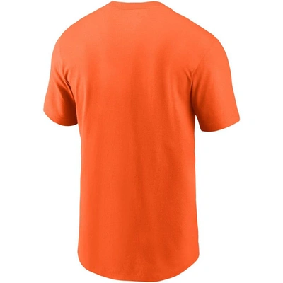 Shop Nike Orange Denver Broncos Primary Logo T-shirt