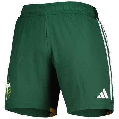 Shop Adidas Originals Adidas Green Portland Timbers 2023 Away Aeroready Authentic Shorts
