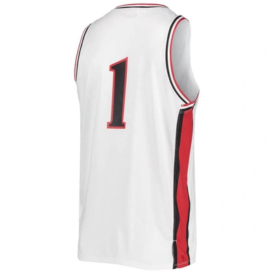 Shop Under Armour #1 White Texas Tech Red Raiders Replica Basketball Jersey