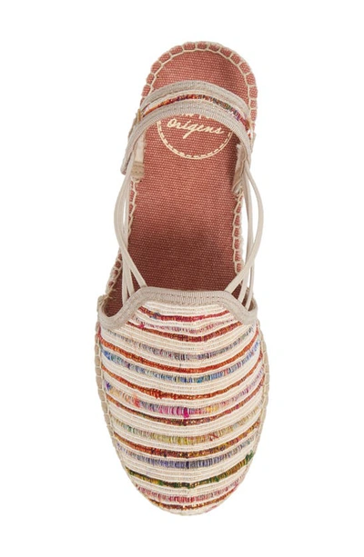 Shop Toni Pons 'noa' Espadrille Sandal In Nude Fabric