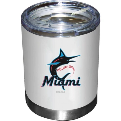 Shop The Memory Company Miami Marlins 12oz. Team Lowball Tumbler In White