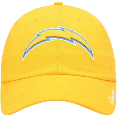 Shop 47 ' Gold Los Angeles Chargers Miata Clean Up Secondary Logo Adjustable Hat