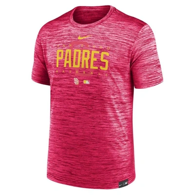 Shop Nike Pink San Diego Padres City Connect Velocity Practice Performance T-shirt