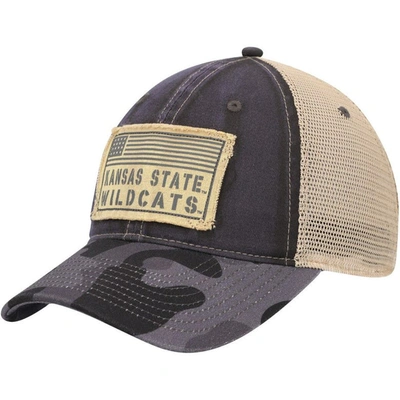Shop Colosseum Charcoal Kansas State Wildcats Oht Military Appreciation United Trucker Snapback Hat
