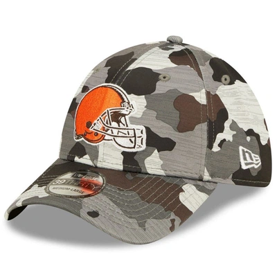Shop New Era Camo Cleveland Browns 2022 Nfl Training Camp Official 39thirty Flex Hat