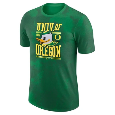 Shop Nike Green Oregon Ducks Team Stack T-shirt