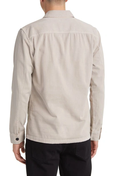 Shop Allsaints Spotter Button-up Shirt Jacket In Sand