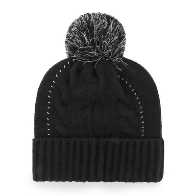Shop 47 ' Black Iowa Hawkeyes Bauble Cuffed Knit Hat With Pom