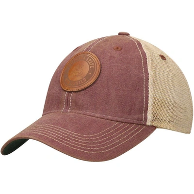 Shop Legacy Athletic Maroon Arizona State Sun Devils Target Old Favorite Trucker Snapback Hat
