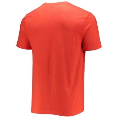 Shop Nike Orange Clemson Tigers Logo Mantra T-shirt
