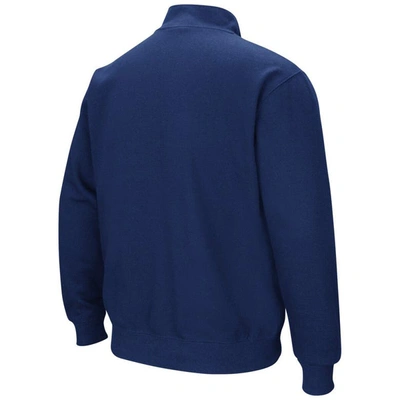 Colosseum Navy Howard Bison Tortugas Quarter-zip Sweatshirt In Navy