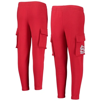 Shop Outerstuff Youth Red St. Louis Cardinals Players Anthem Fleece Cargo Pants