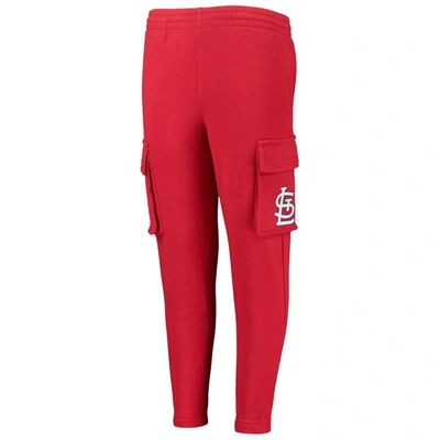 Shop Outerstuff Youth Red St. Louis Cardinals Players Anthem Fleece Cargo Pants