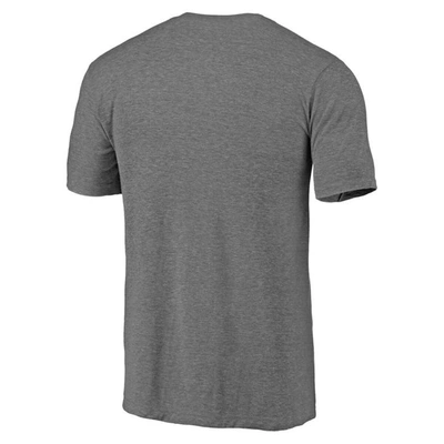 Shop Fanatics Branded Heathered Gray Texas Longhorns Hometown Collection Groovy Tri-blend T-shirt In Heather Gray
