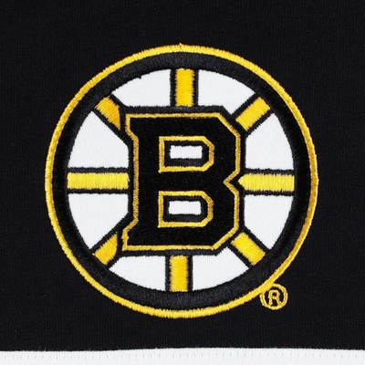 Shop Tommy Hilfiger Black Boston Bruins Walter Lace-up Long Sleeve Top