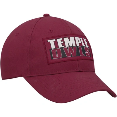 Shop Colosseum Cherry Temple Owls Positraction Snapback Hat In Garnet