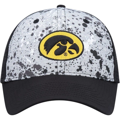 Shop Colosseum Gray/black Iowa Hawkeyes Love Fern Trucker Snapback Hat