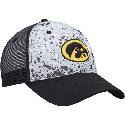 Shop Colosseum Gray/black Iowa Hawkeyes Love Fern Trucker Snapback Hat