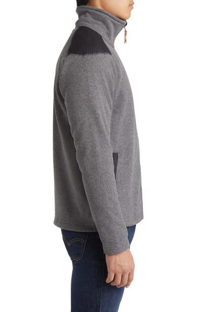 Shop Fjall Raven Buck Fleece Jacket In Grey - Melange