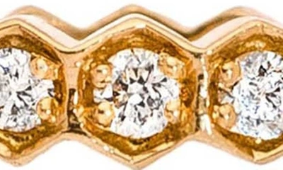 Shop Sethi Couture Regency Diamond Band Ring In Rose Gold