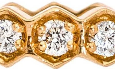Sethi Couture Regency Diamond Band Ring In Rose Gold
