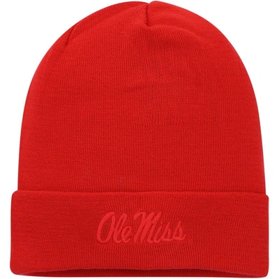 Shop Nike Red Ole Miss Rebels Tonal Cuffed Knit Hat