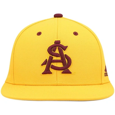 Shop Adidas Originals Adidas Gold Arizona State Sun Devils On-field Baseball Fitted Hat