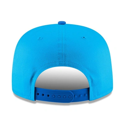 Shop New Era Light Blue/royal Kyle Larson Hendrickcars.com Golfer Snapback Hat