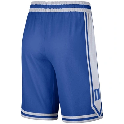 Shop Nike Royal Duke Blue Devils Replica Team Basketball Shorts