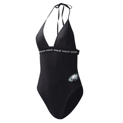 Shop G-iii 4her By Carl Banks Black Philadelphia Eagles Full Count One-piece Swimsuit