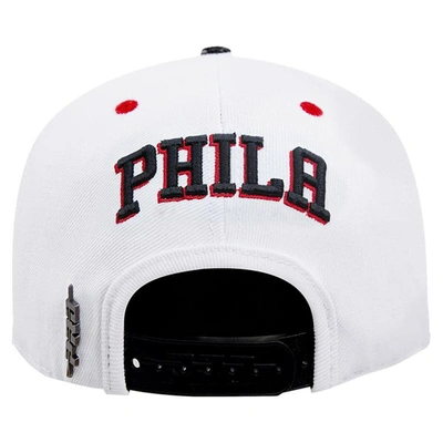 Shop Pro Standard White Philadelphia 76ers Hook Elephant Snapback Hat