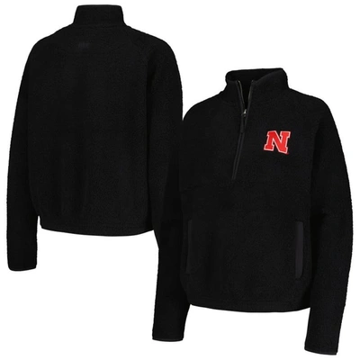 Shop Boxercraft Black Nebraska Huskers Everest Half-zip Sweatshirt
