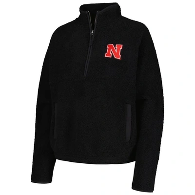 Shop Boxercraft Black Nebraska Huskers Everest Half-zip Sweatshirt