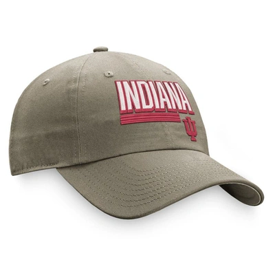 Shop Top Of The World Khaki Indiana Hoosiers Slice Adjustable Hat
