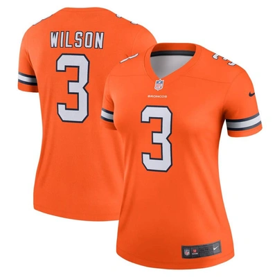 Shop Nike Russell Wilson Orange Denver Broncos Team Alternate Legend Jersey