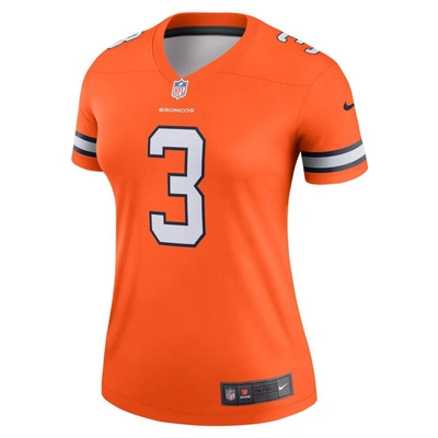 Shop Nike Russell Wilson Orange Denver Broncos Team Alternate Legend Jersey